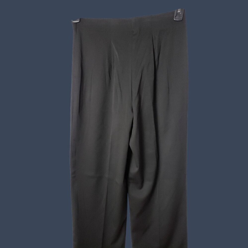 Briggs NY Womens Pleated Straight Dress Pants Black Size 8 - Picture 10 of 16